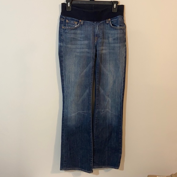 7 For All Mankind Pea in the Pod Maternity Jeans - Picture 3 of 9